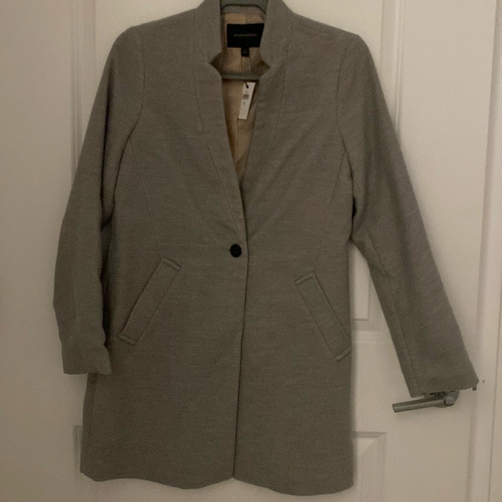 NEW Banana Republic Factory grey coat. Size Small